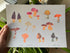 Mushrooms Riso Print A5
