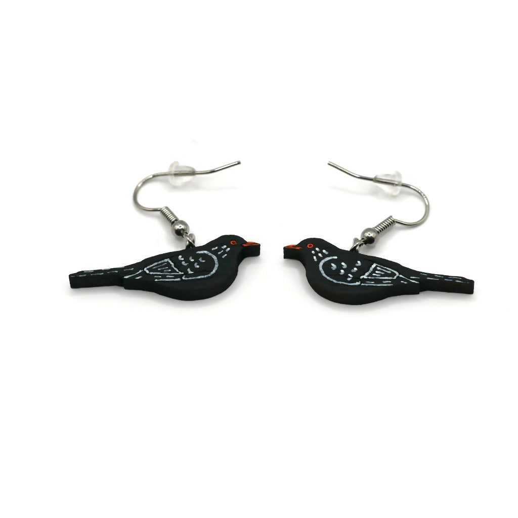 Blackbird Dangle Earrings