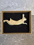Unique Handcrafted Leaping Hare Pin