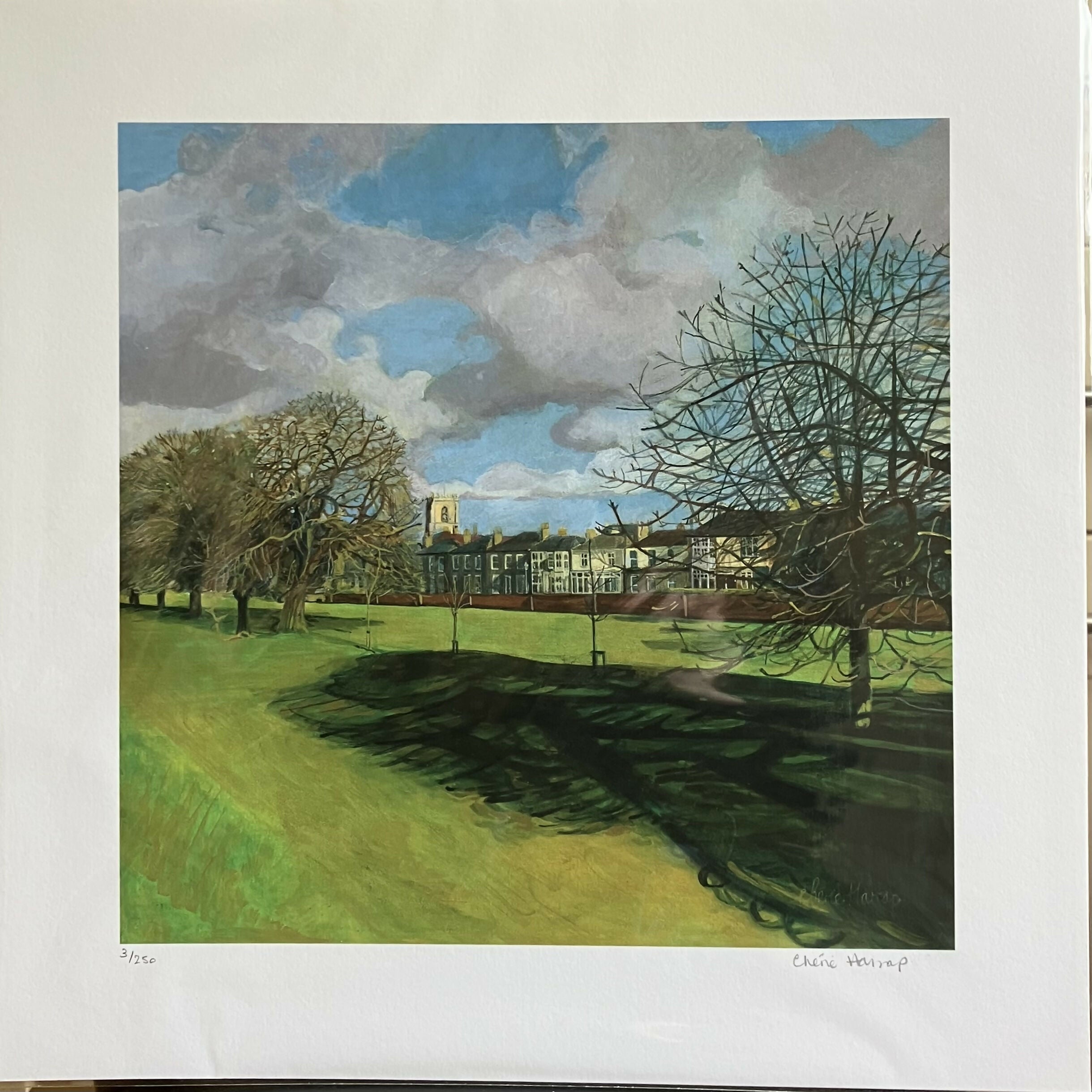 St Mary's from the Westwood 12" x 12" Limited Edition Giclee Print