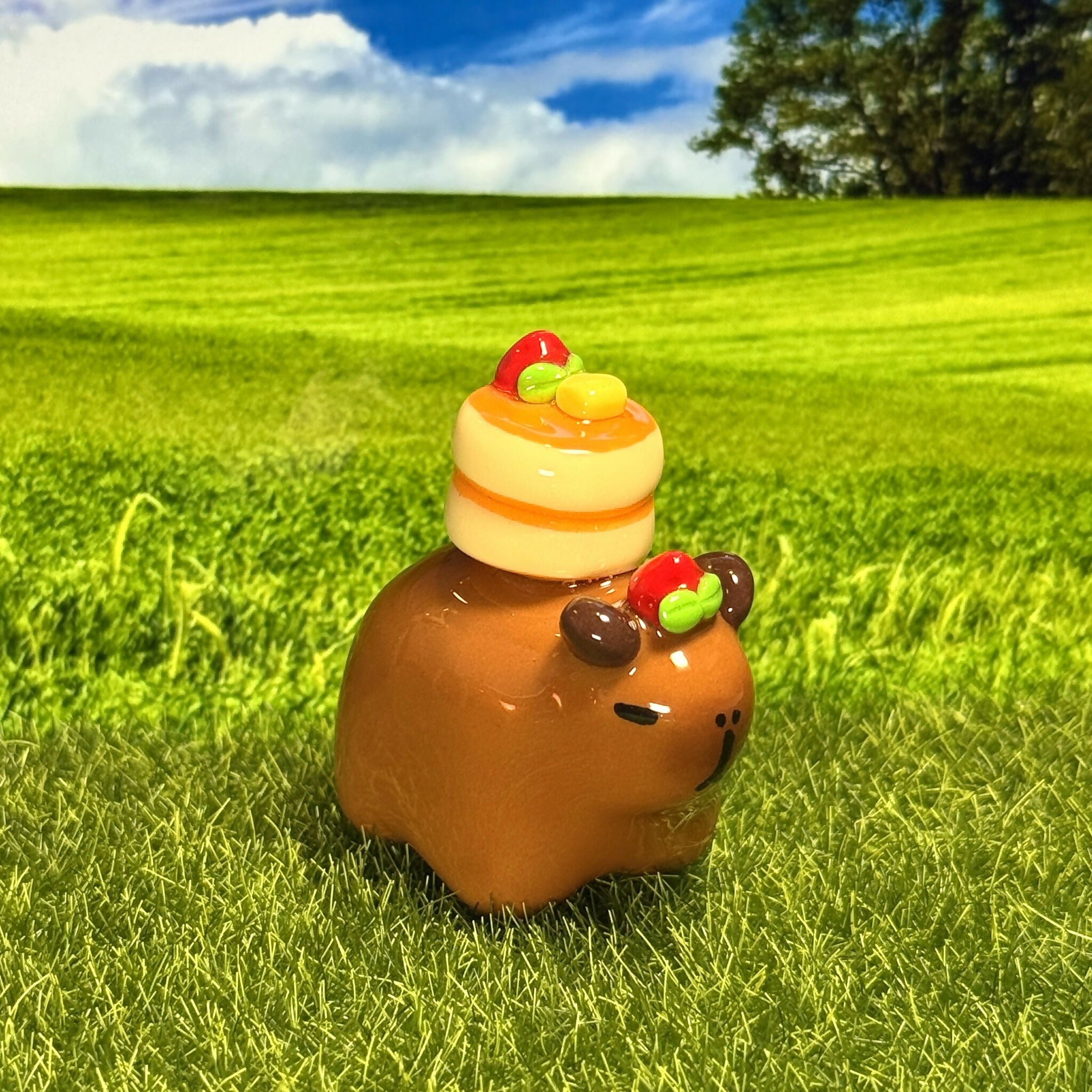 Capybara & Pancakes Figure