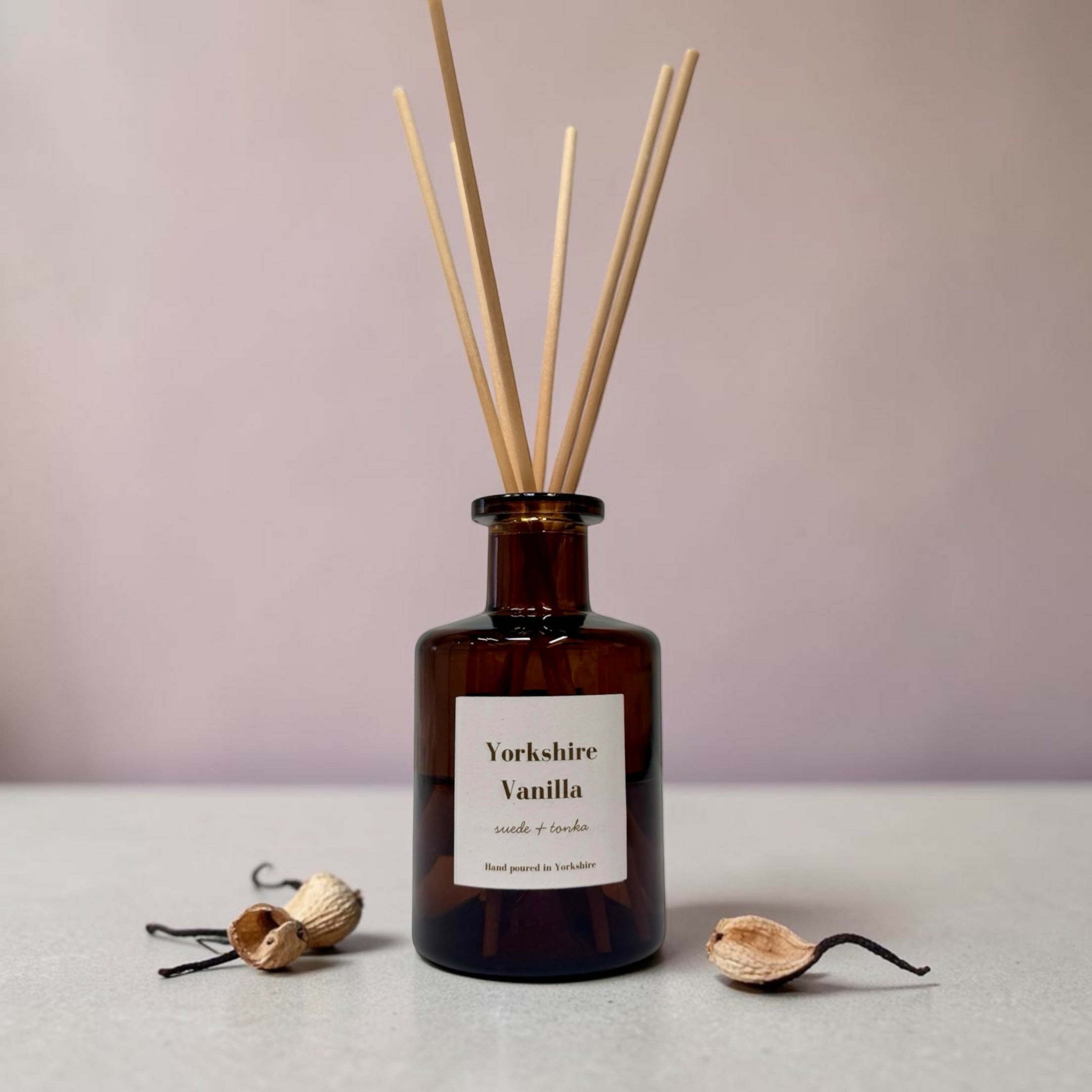 Yorkshire Vanilla - Suede and Tonka Reed Diffuser - 100ml