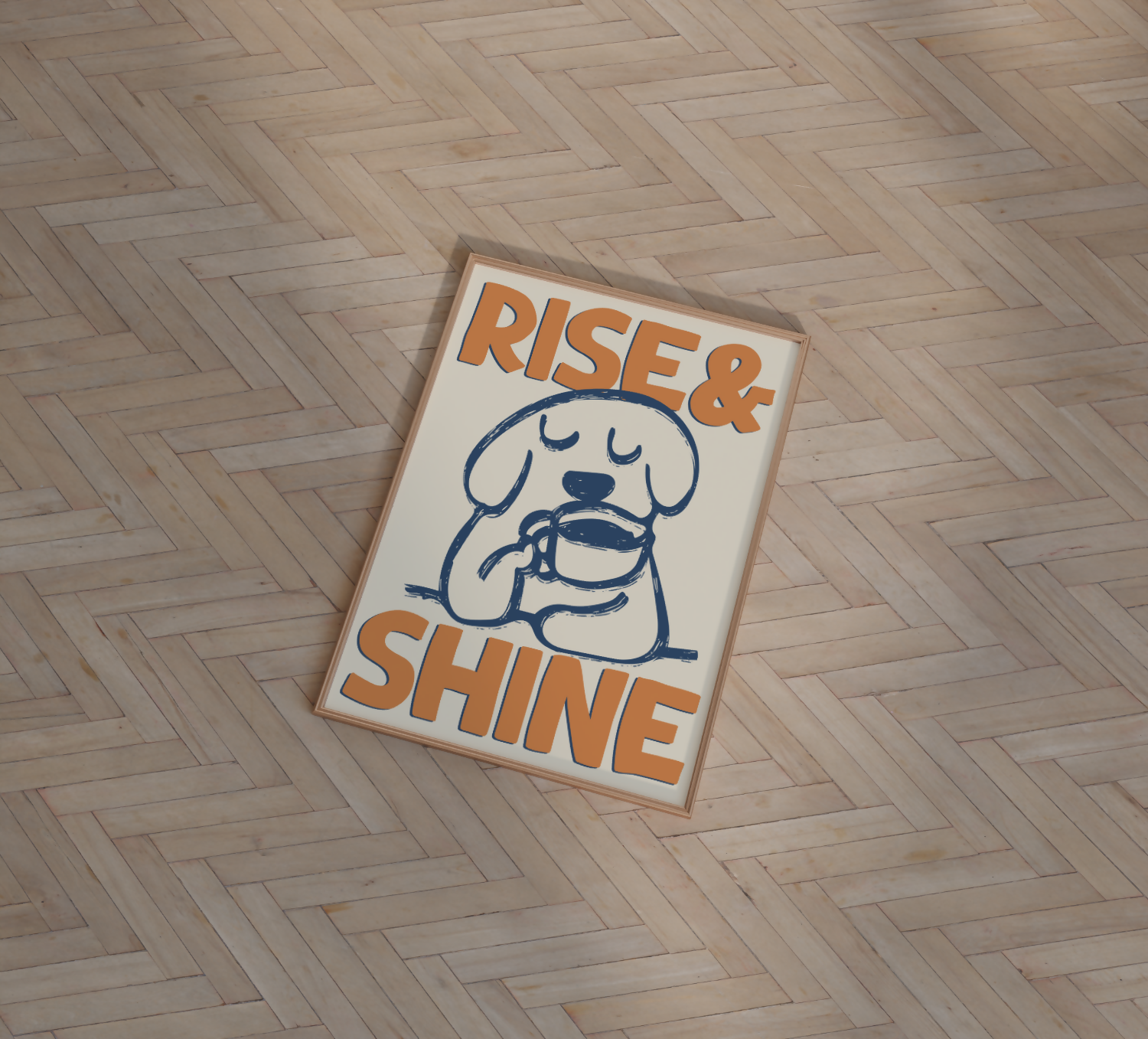 RISE & SHINE WALL ART PRINT