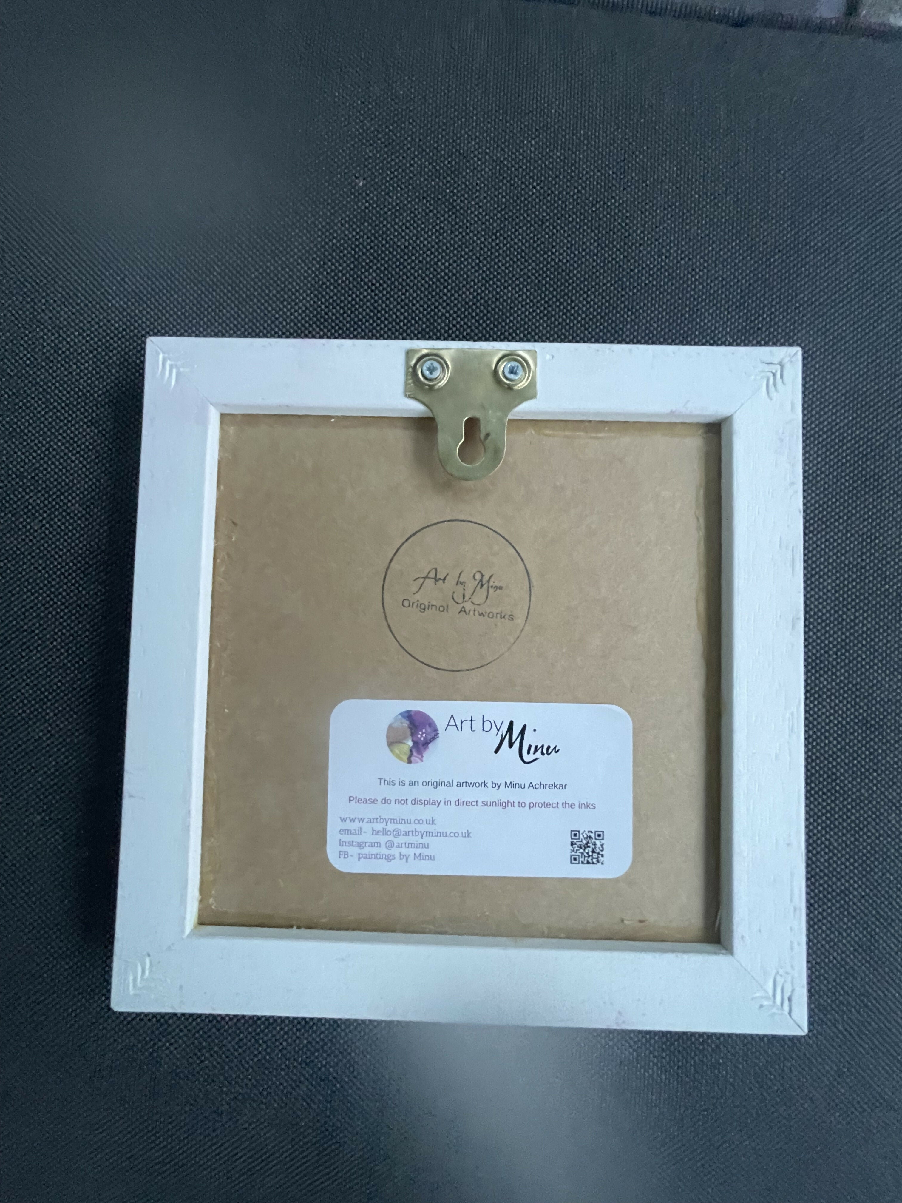 Purple Mountains - Original Ceramic Painting