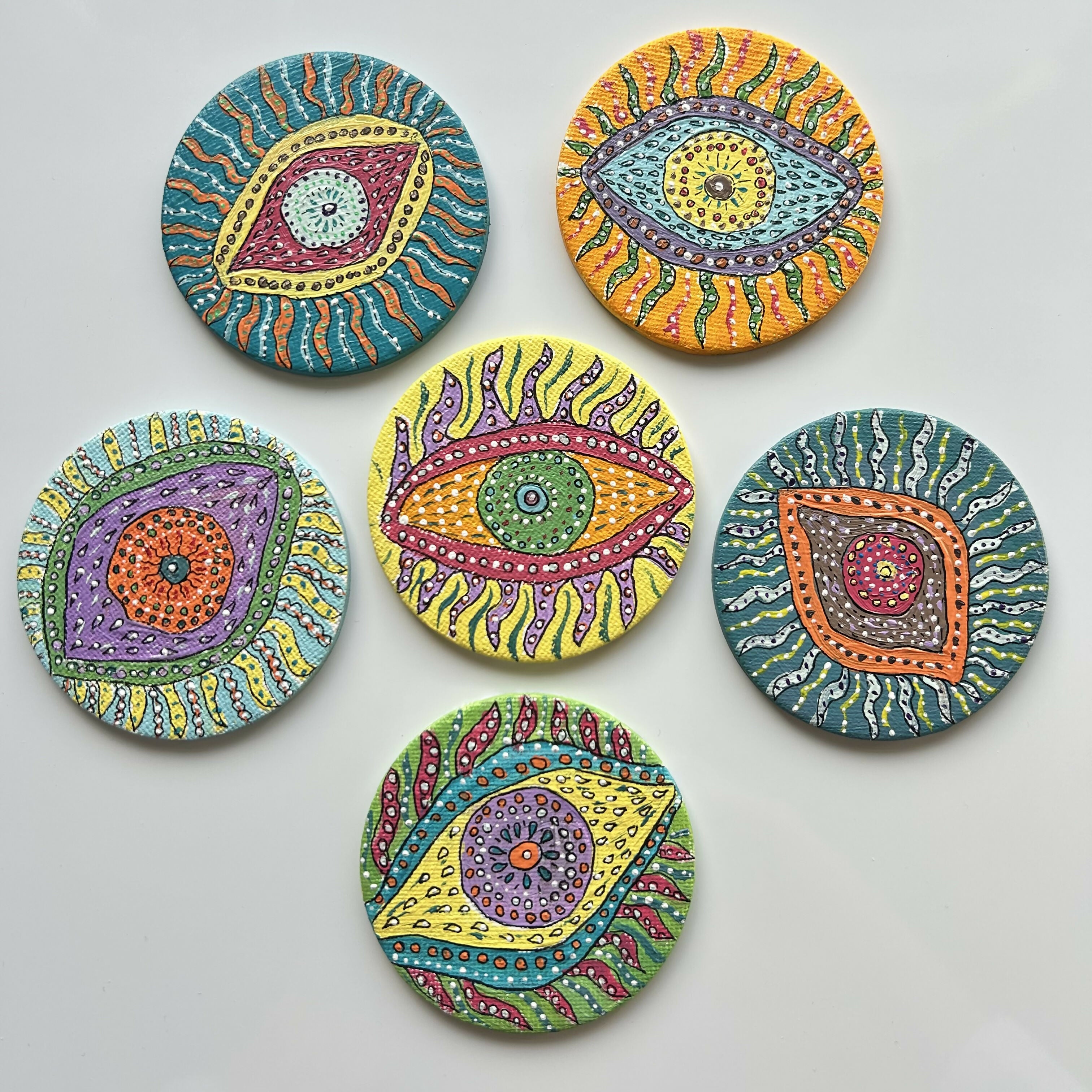 Eye Magnets Original Artwork