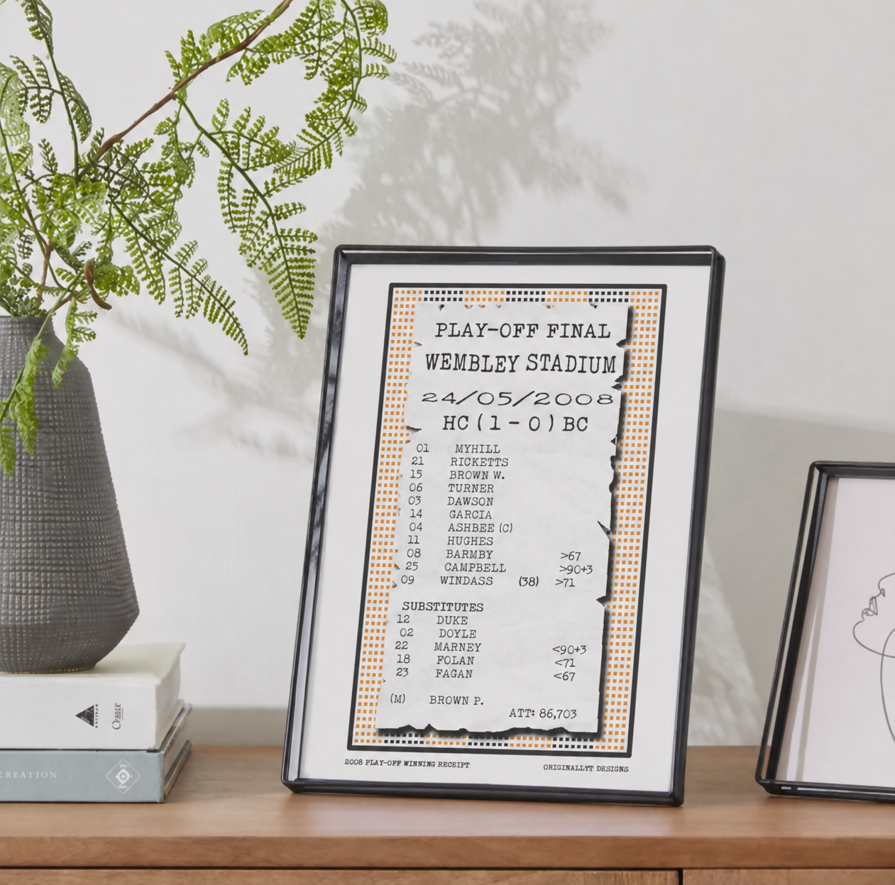 Hull City Art Print RECEIPT Design