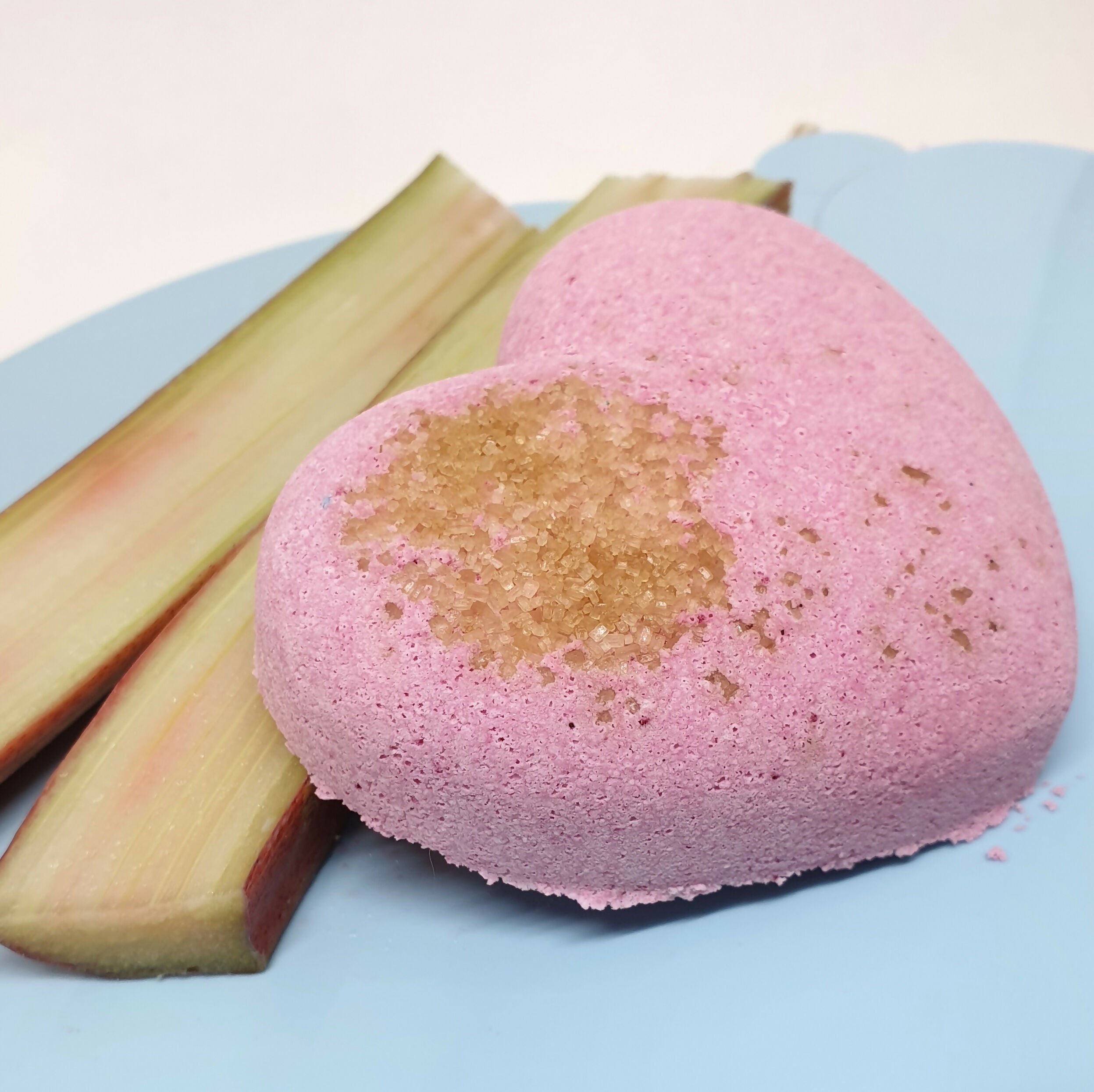 Rhubarb Crumble Sweet Heart Bath Bomb