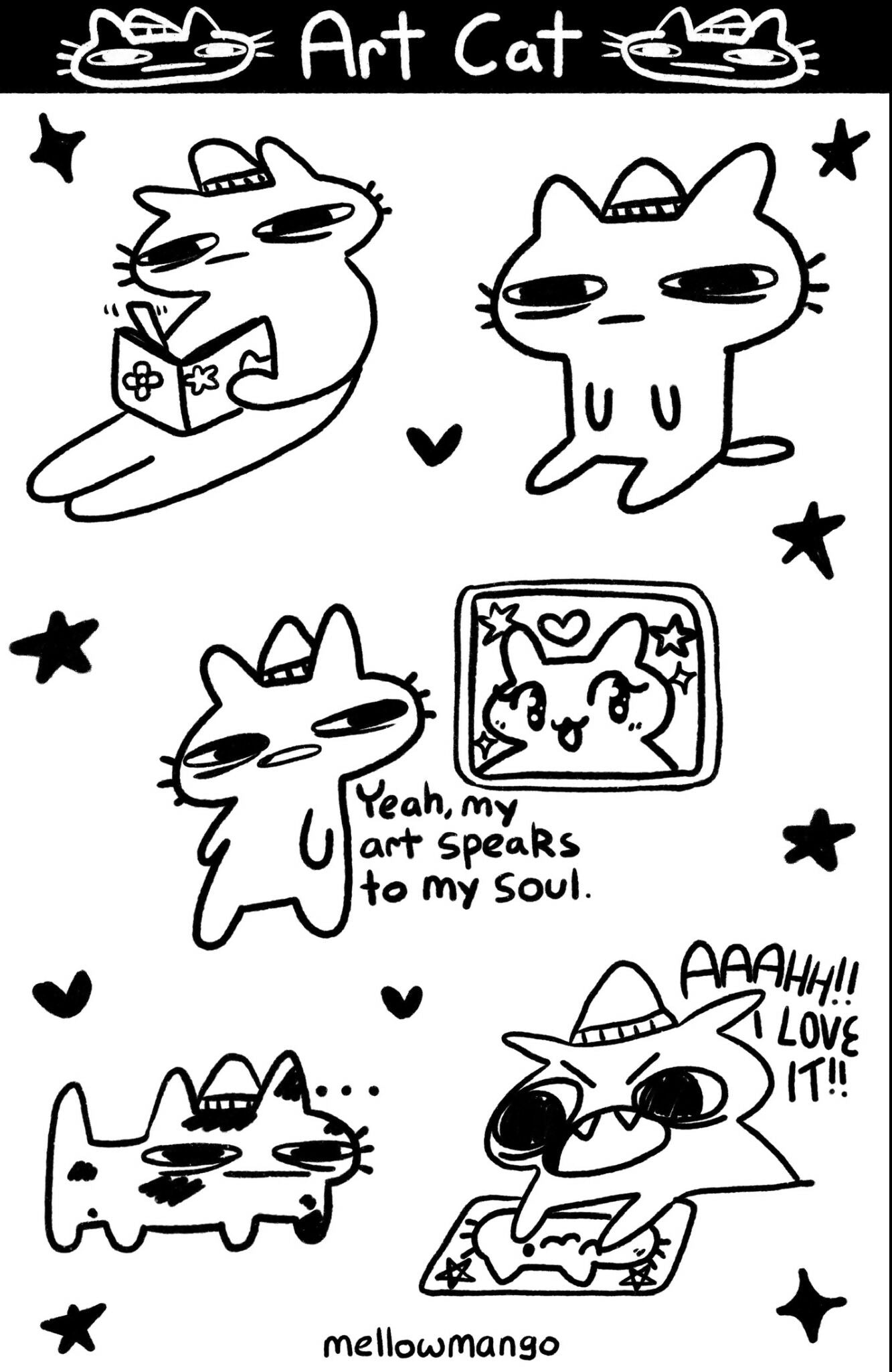 Art Is Fun Vinyl Sticker Sheet