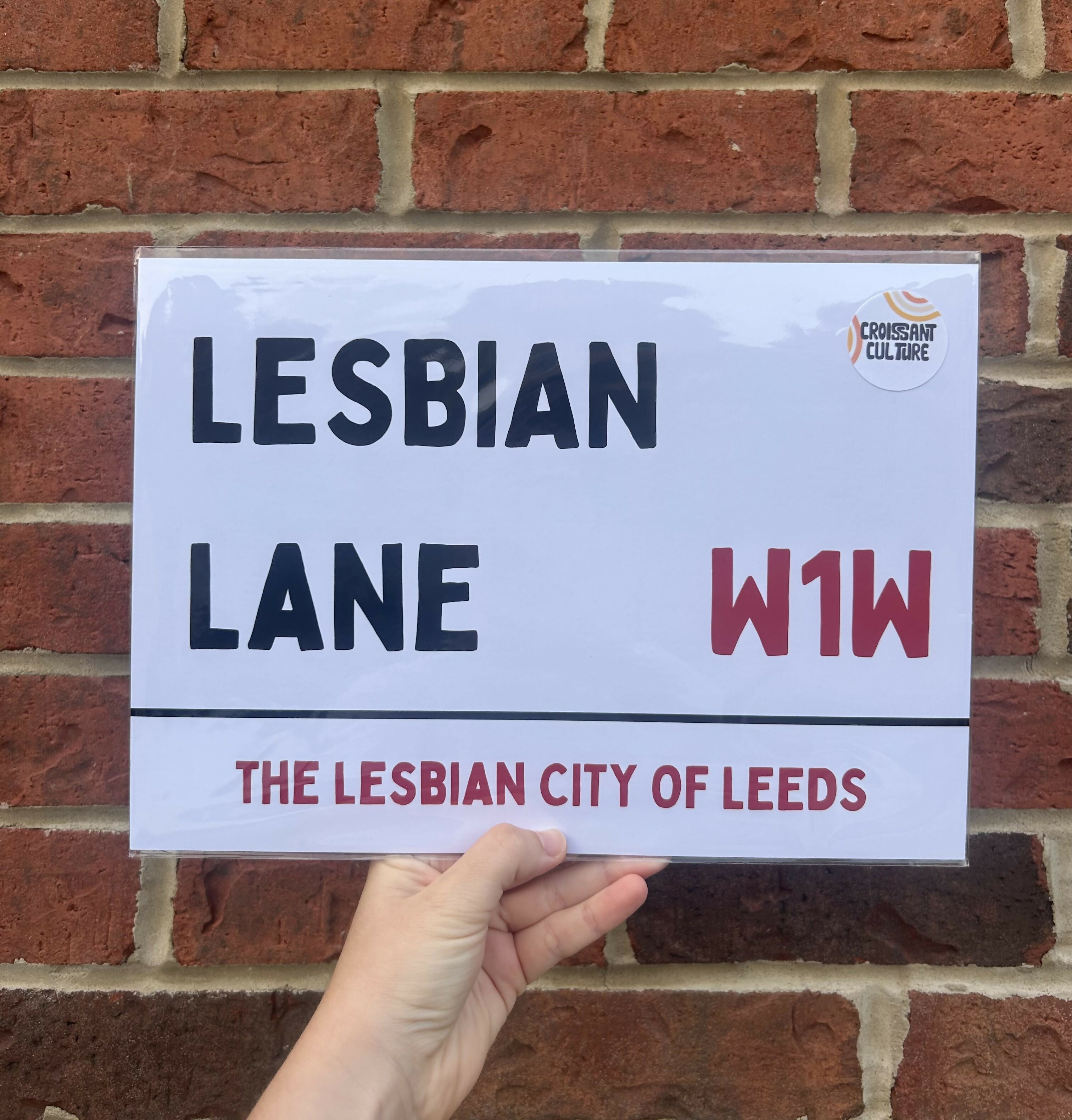 LESBIAN LANE ART PRINT