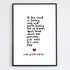If The Road Is Feeling Long Poem Print