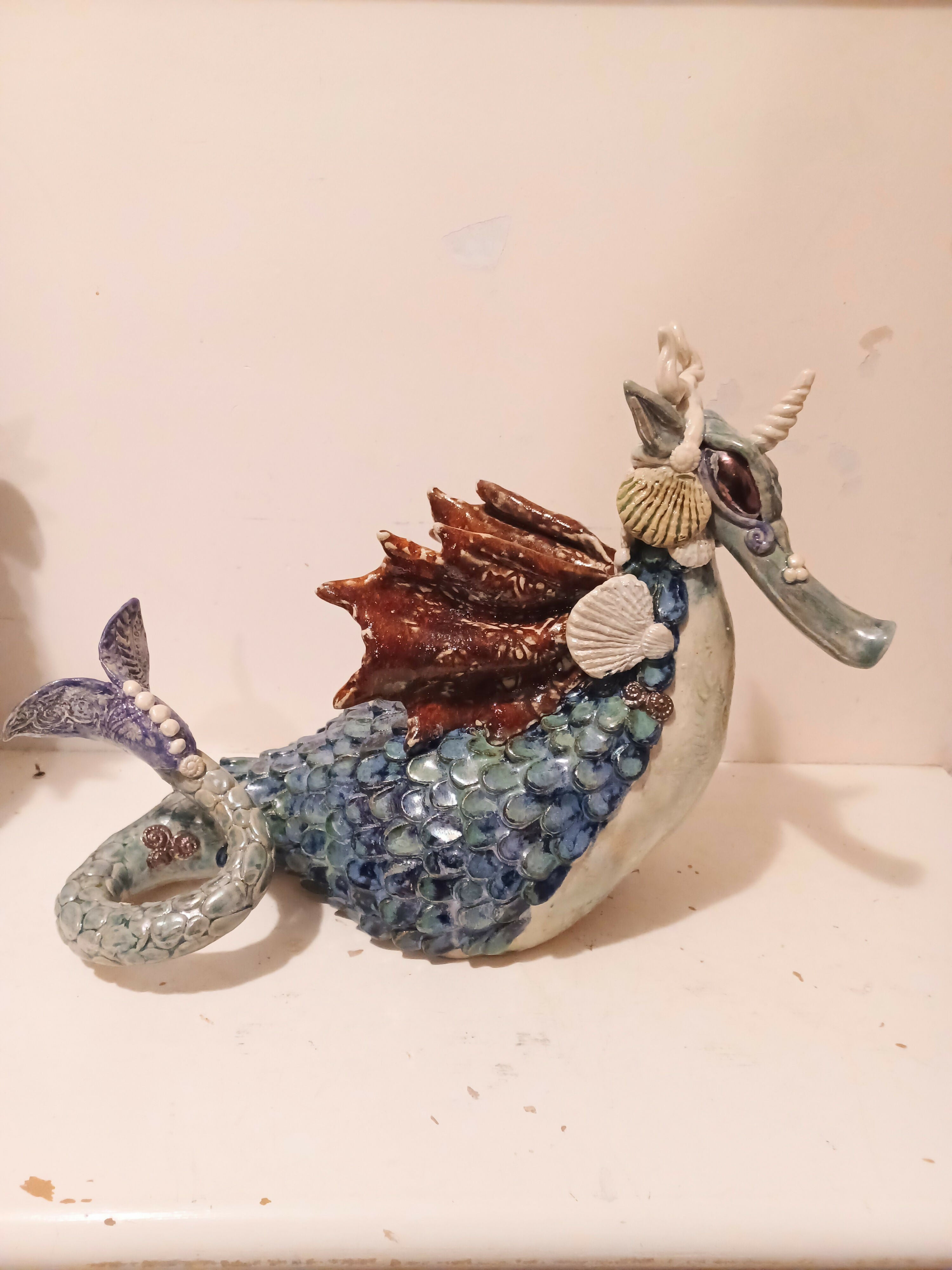 Huge Ceramic Dragon