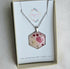 Stainless Steel Real Dried Gypsophila Flowers Necklace
