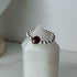 Sterling Silver Stretch Gemstone Beaded Ring