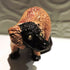 Ceramic standing Red ruffed lemur sculpture