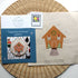 Preprinted Embroidery Pattern For Beginners - Gingerbread House