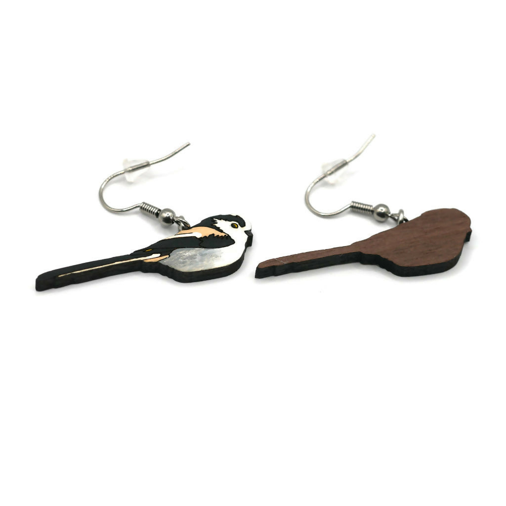 Long Tail Tit Dangle Earrings