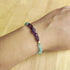 Designer Gemstone Bracalet - Handmade Jewellery - Semi-Precious Gemstones - Silver & Gold-Plated