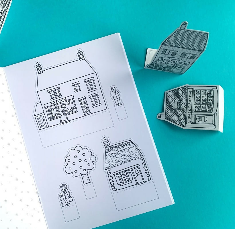 Paper Village - Craft Activity Book