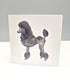 Poodle Greeting Card