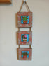 Cactus Three Tier Hanging Clay Picture
