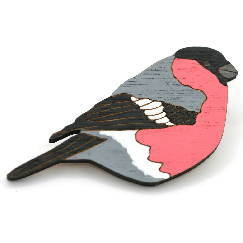 Bullfinch Brooch