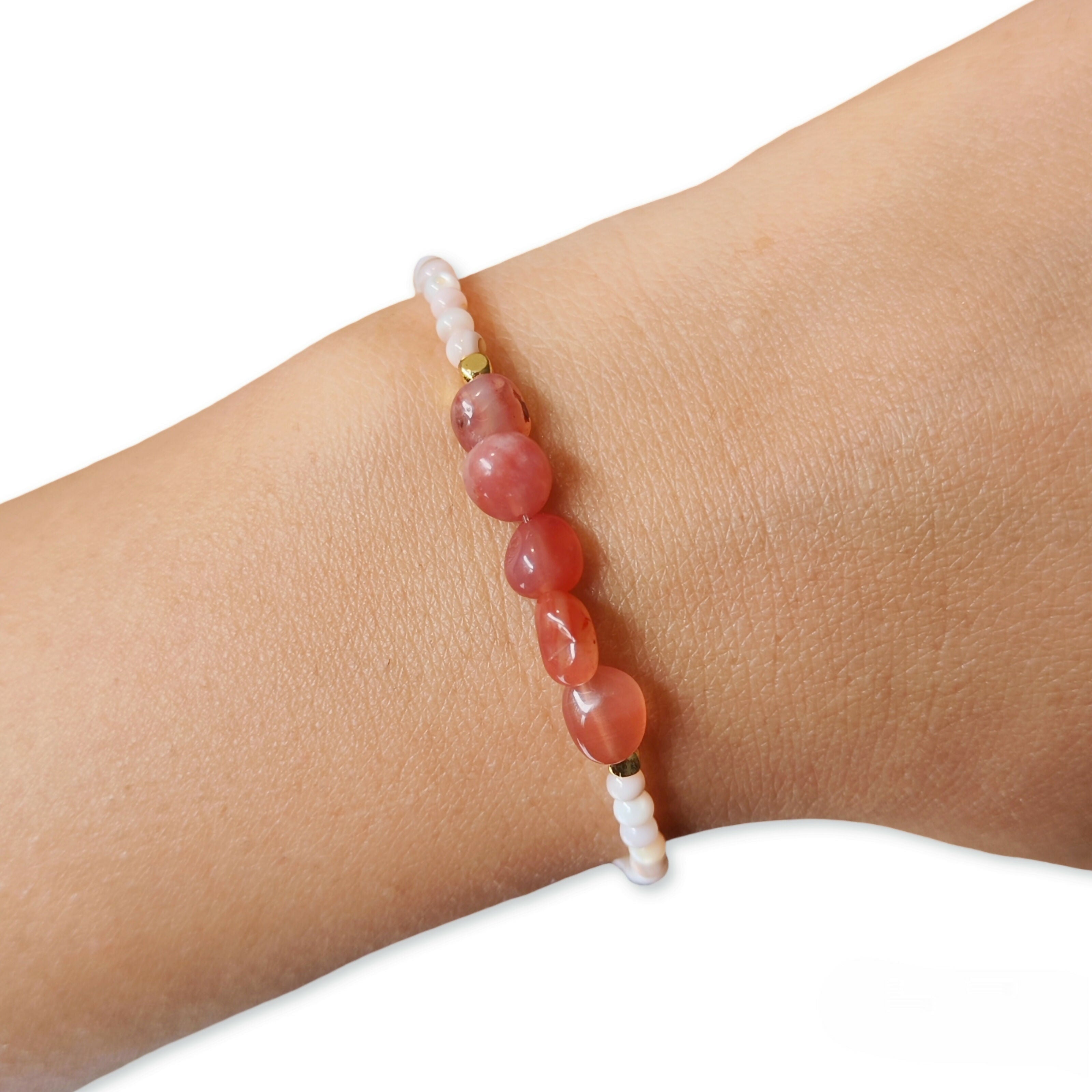 Designer Gemstone Bracelets - Handmade Jewellery - Semi-Precious Gemstones - Silver & Gold-Plated