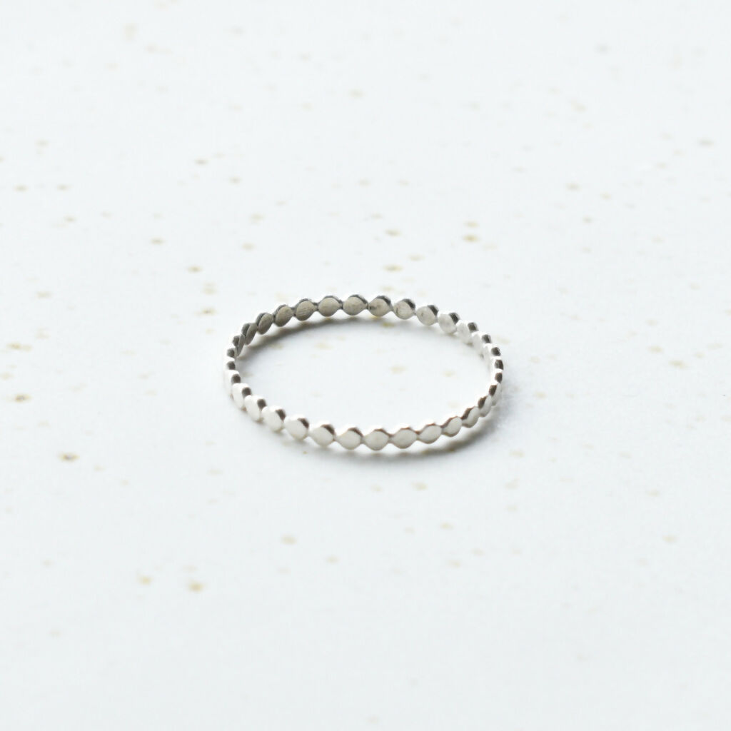 Sterling Silver Dots Ring