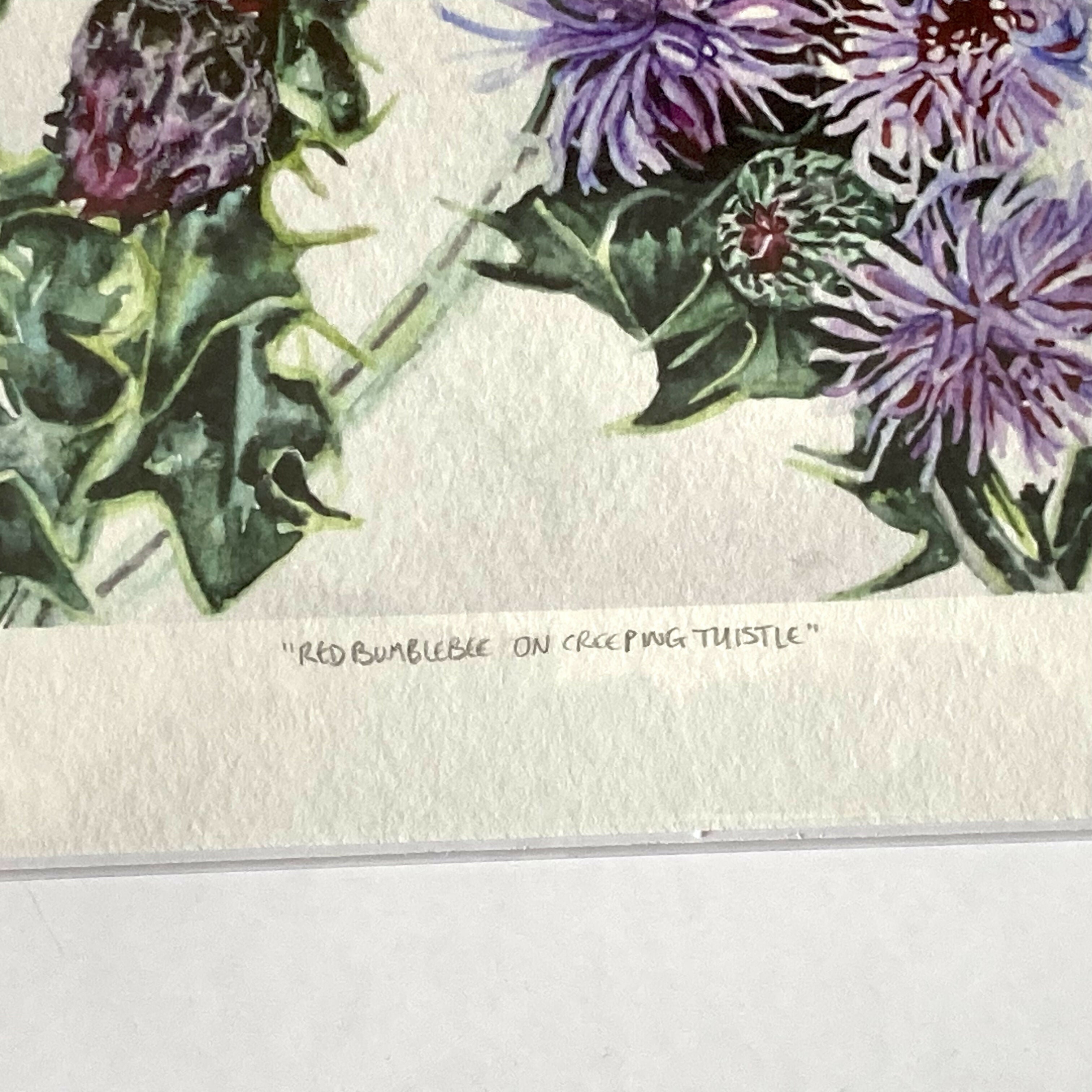 Red Bumblebee Print