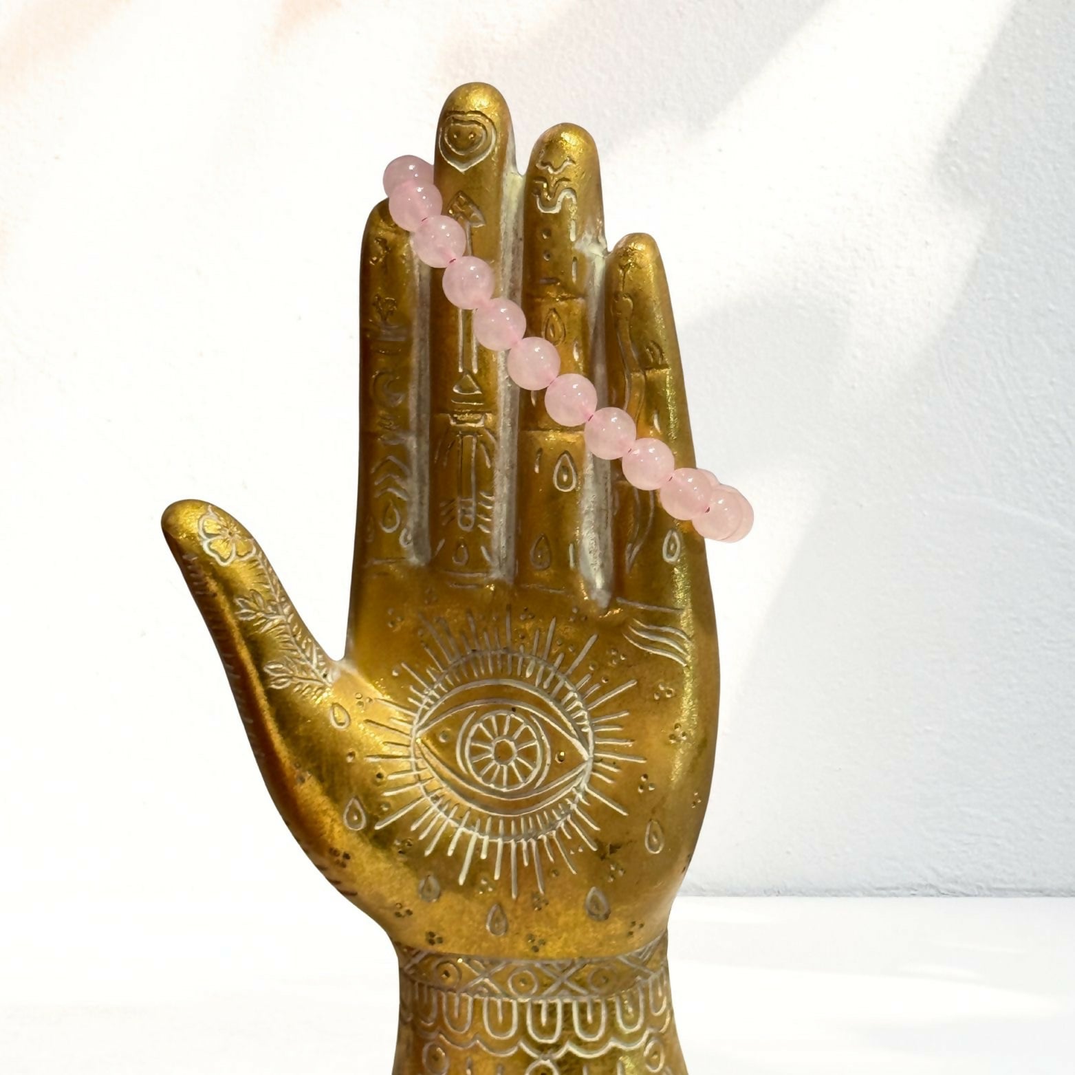 Rose Quartz Crystal Bracelet - 8mm