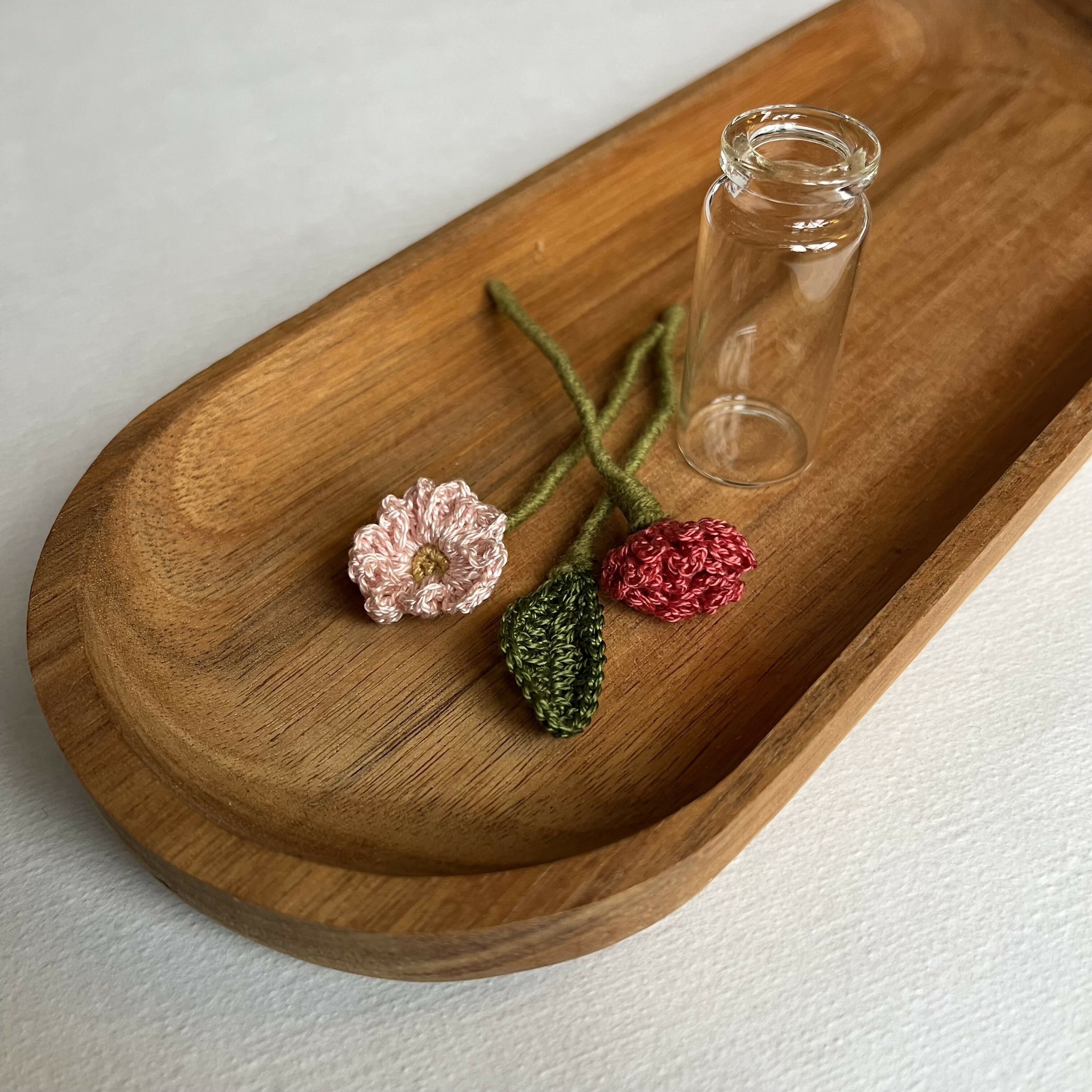 Micro Crochet Flower Vase