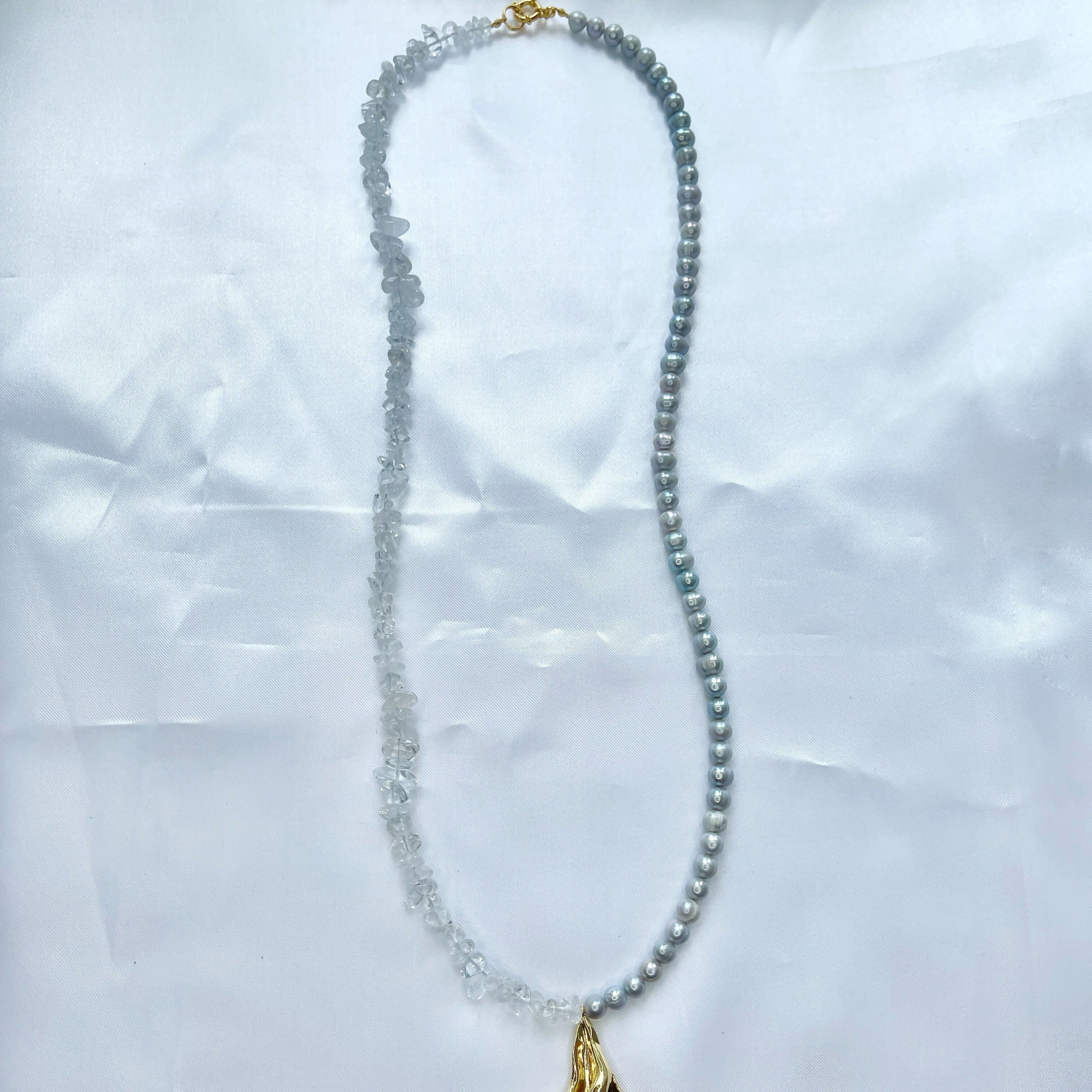 Pearl and Quartz 2-in-1 Necklace