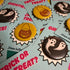 Ghosties! Halloween Button Badge