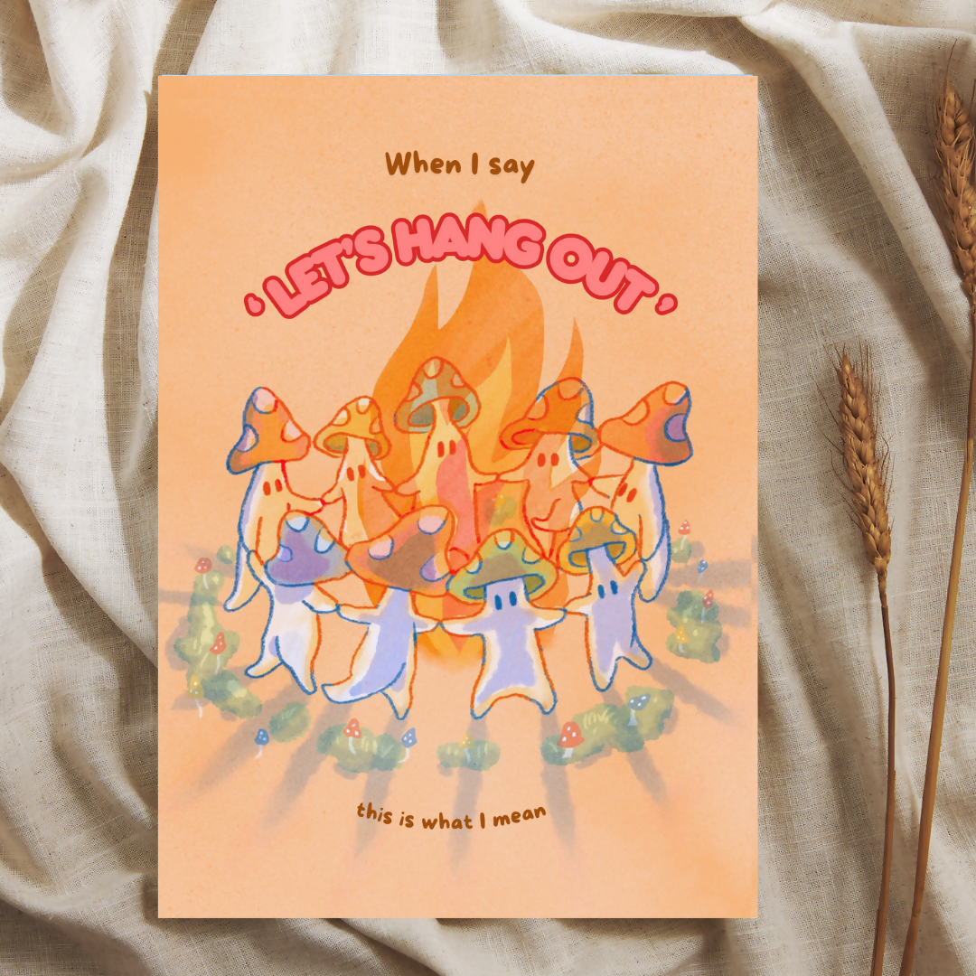 Let's Hang Out A6 Print