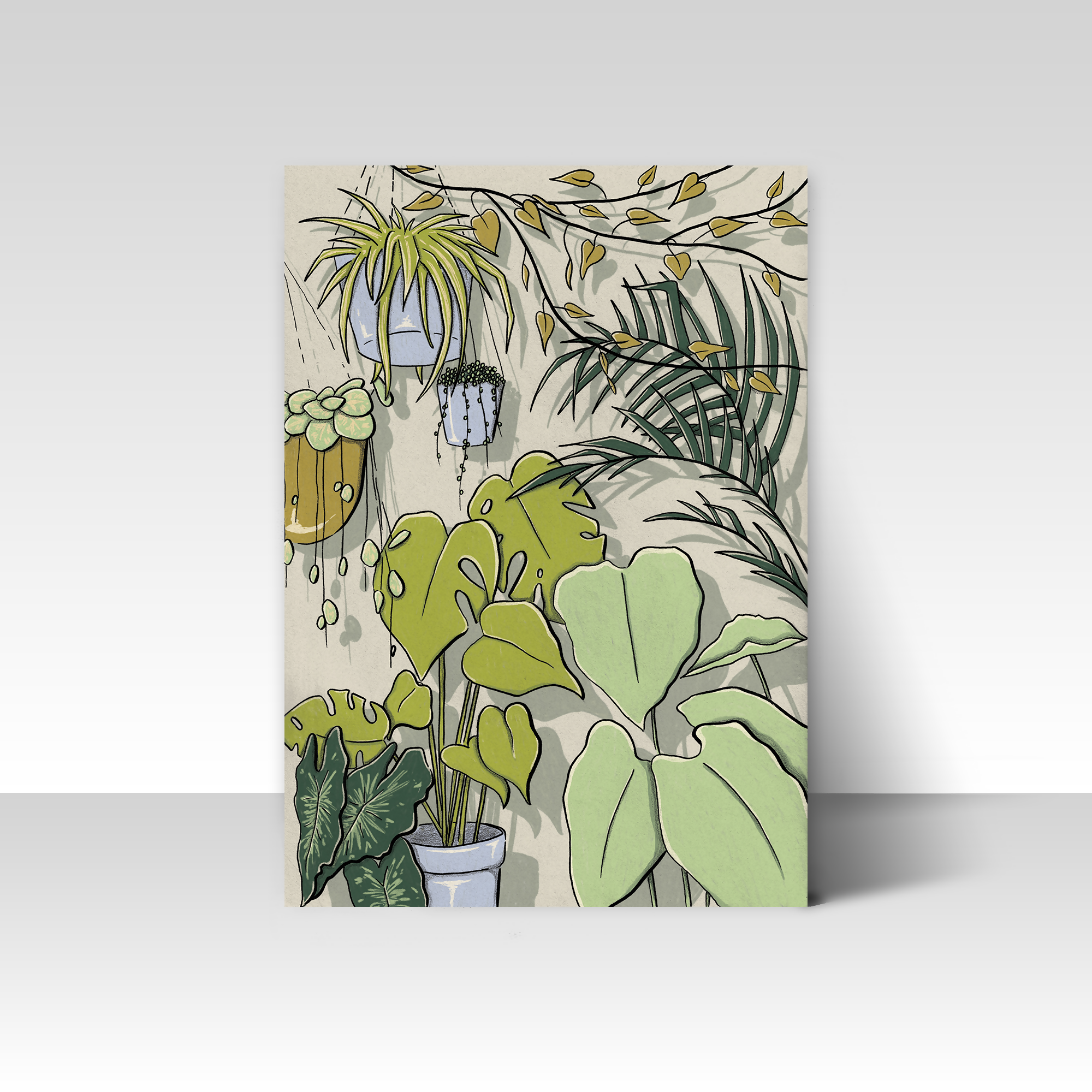 Houseplant Print