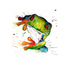 FINE ART PRINT OF PRINCE FROG, PART OF THE 'LITTLE MINI TREASURE' ART COLLECTION