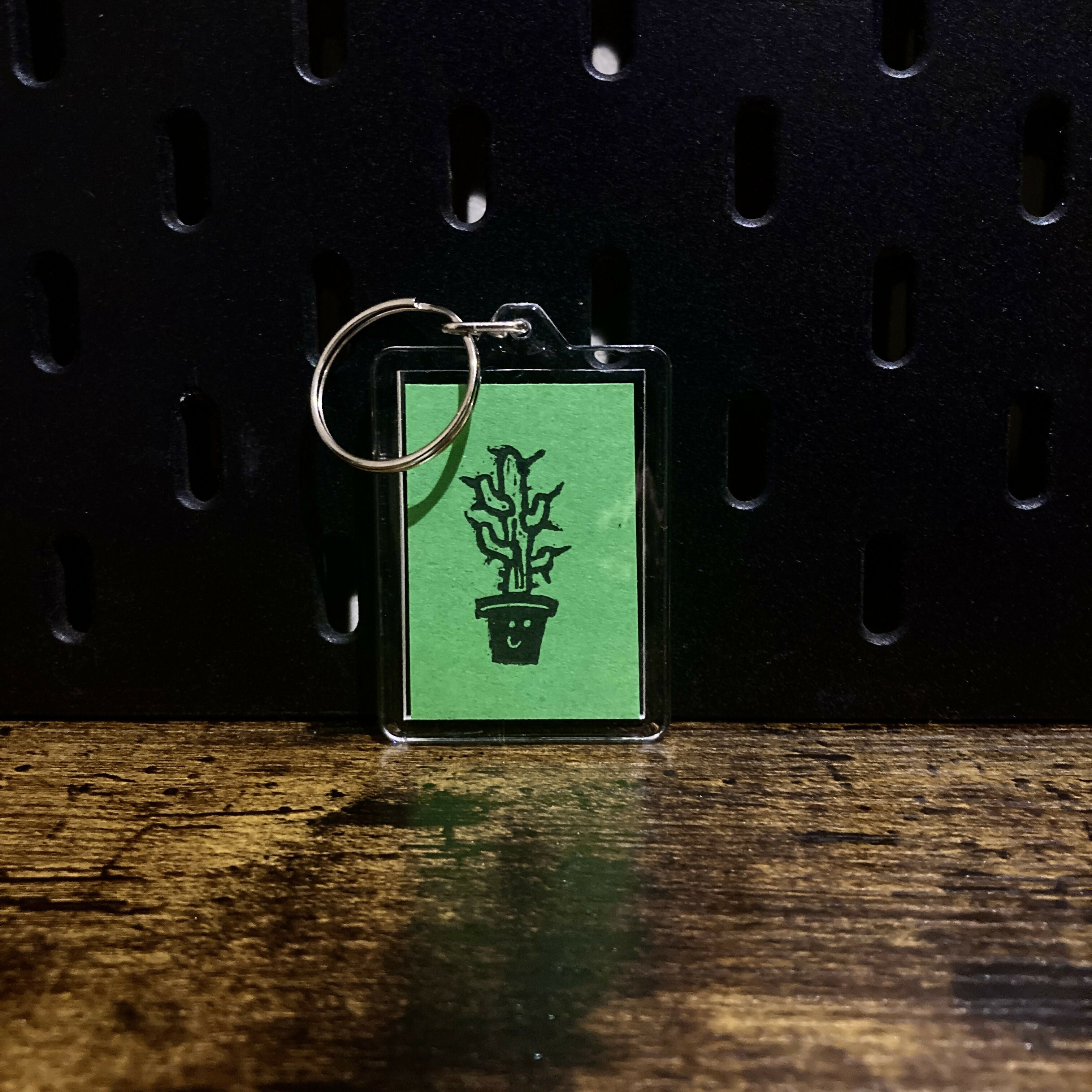 Keyring - Cactus mini print