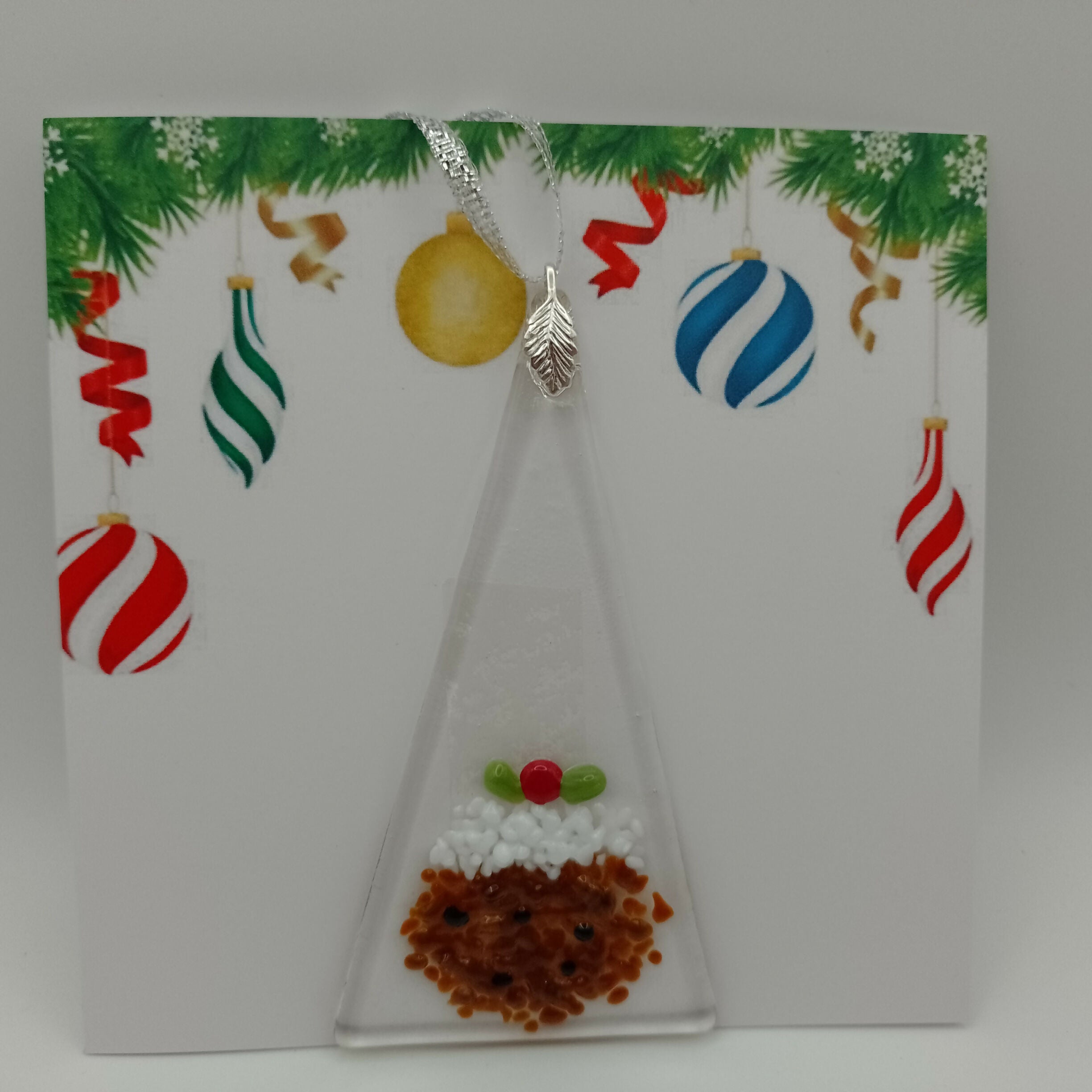Fused Glass Christmas Card