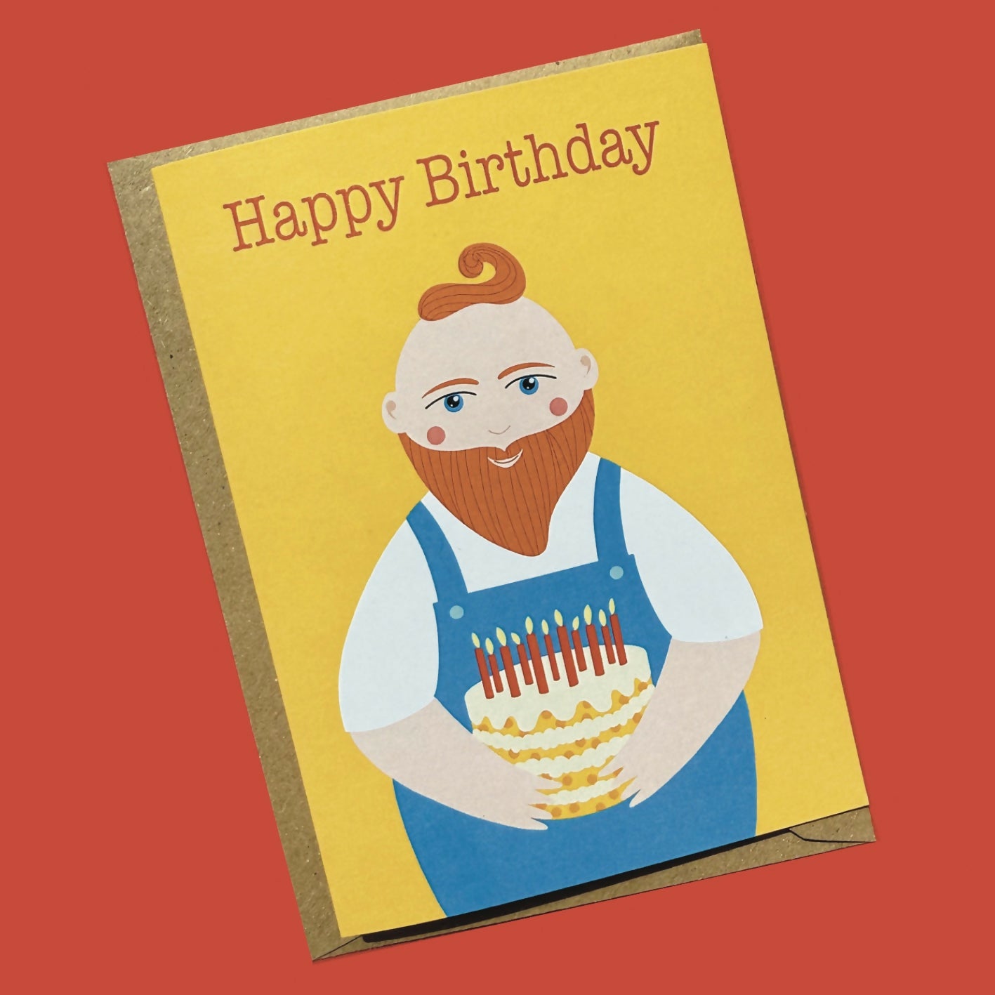 Baker A6 Greetings Card