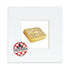 4” x 4” Mini Mounted Giclée Print of a Custard Cream