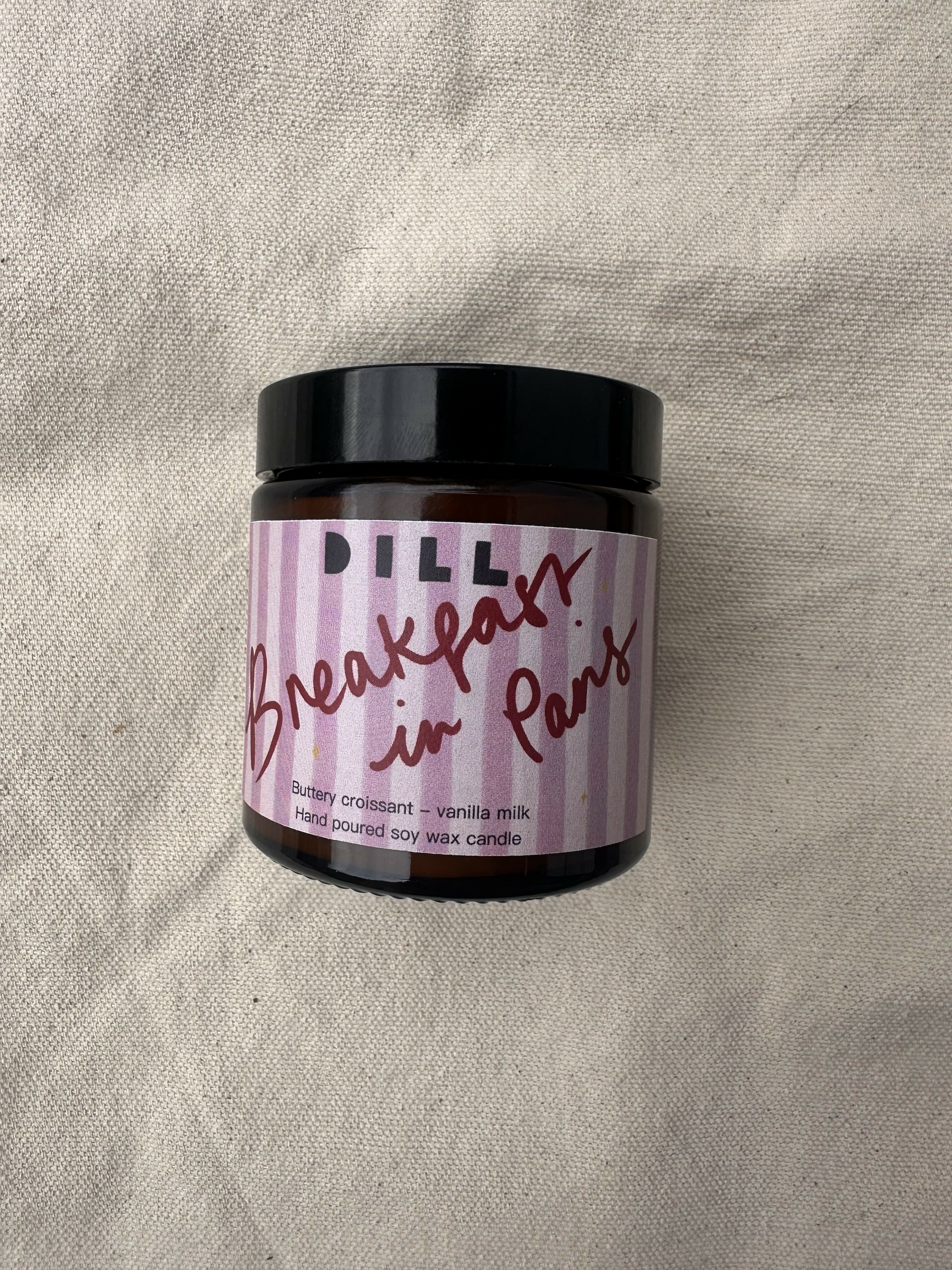 Breakfast In Paris - Soy Wax Candle
