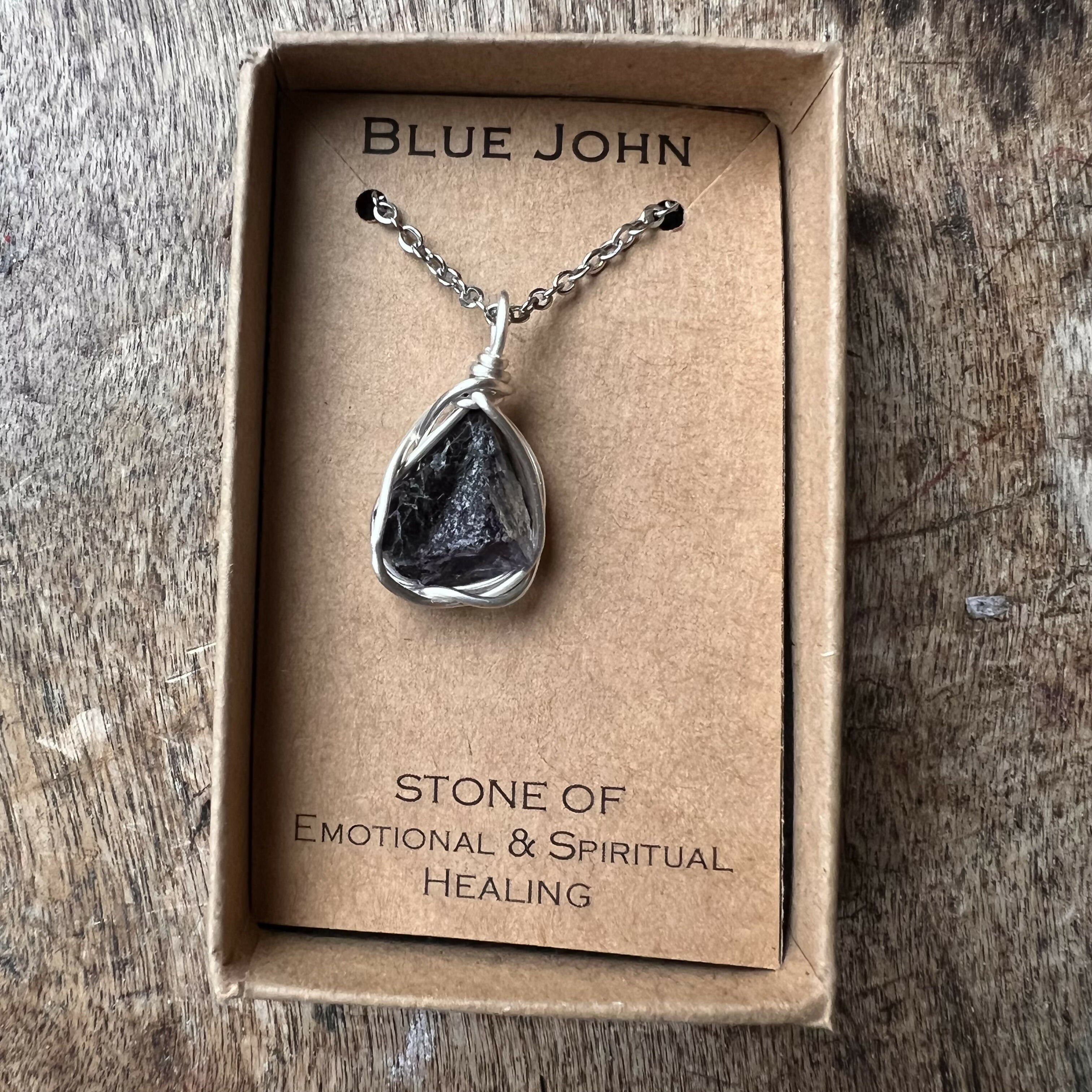 Blue John Pendant