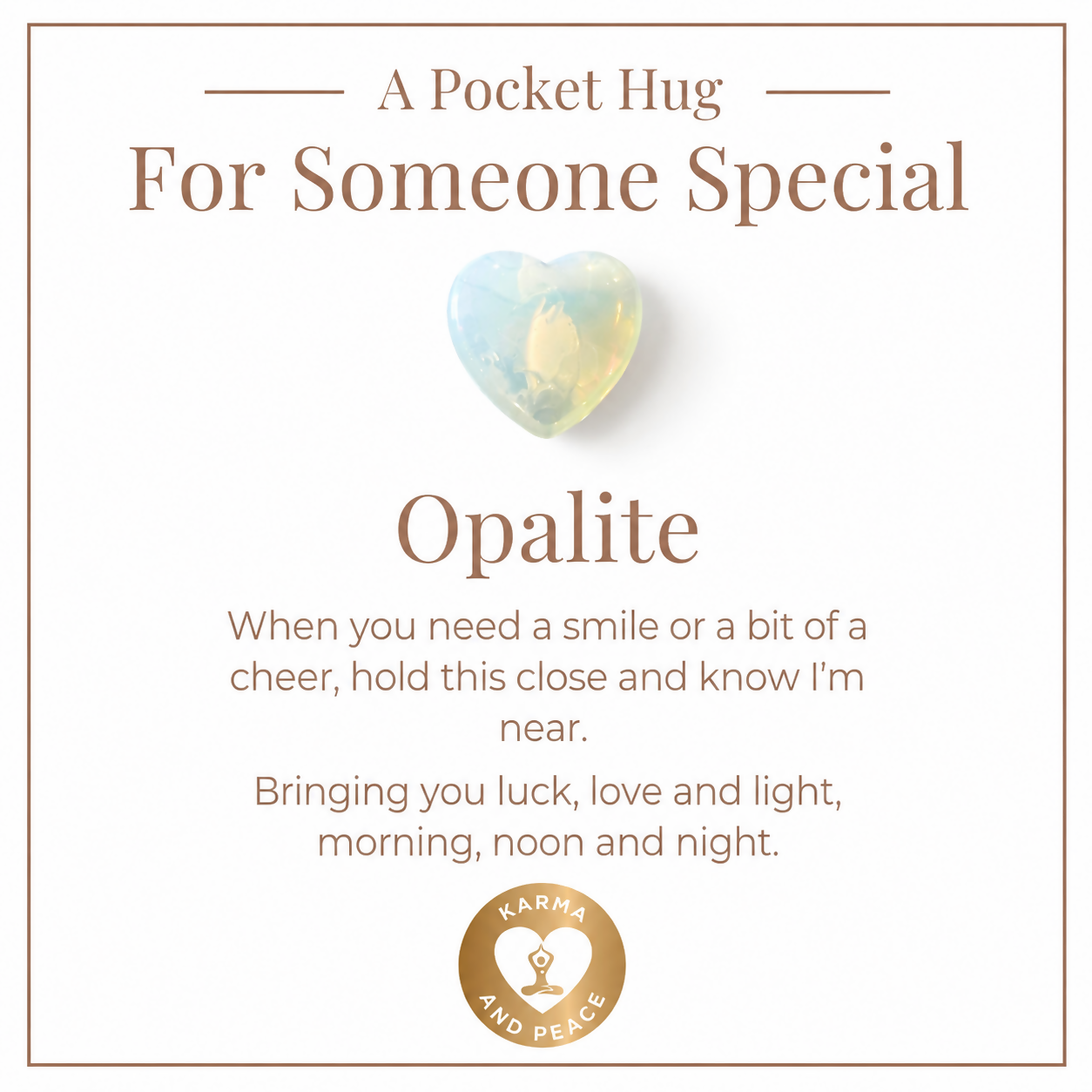 For Someone Special Pocket Hug