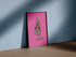 Barbie Girl Fashion Figure Illustration Print A3