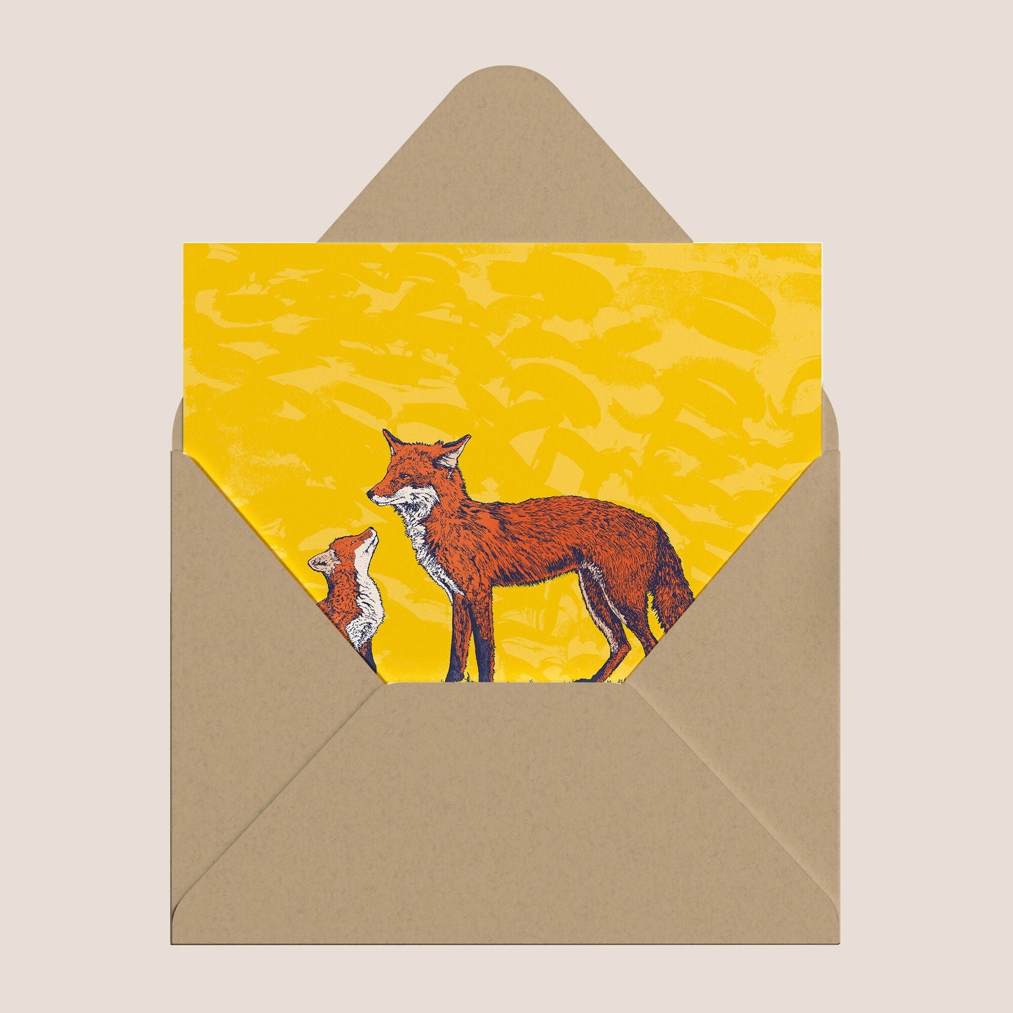 Mother and Cub Greeting Card