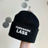 Yorkshire Lass Cuffed Rectangular Patch Beanie Hat