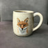 Handpainted stoneware Animal Mug - Brown/Cream