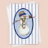 Christmas Card - Leeds Snowman