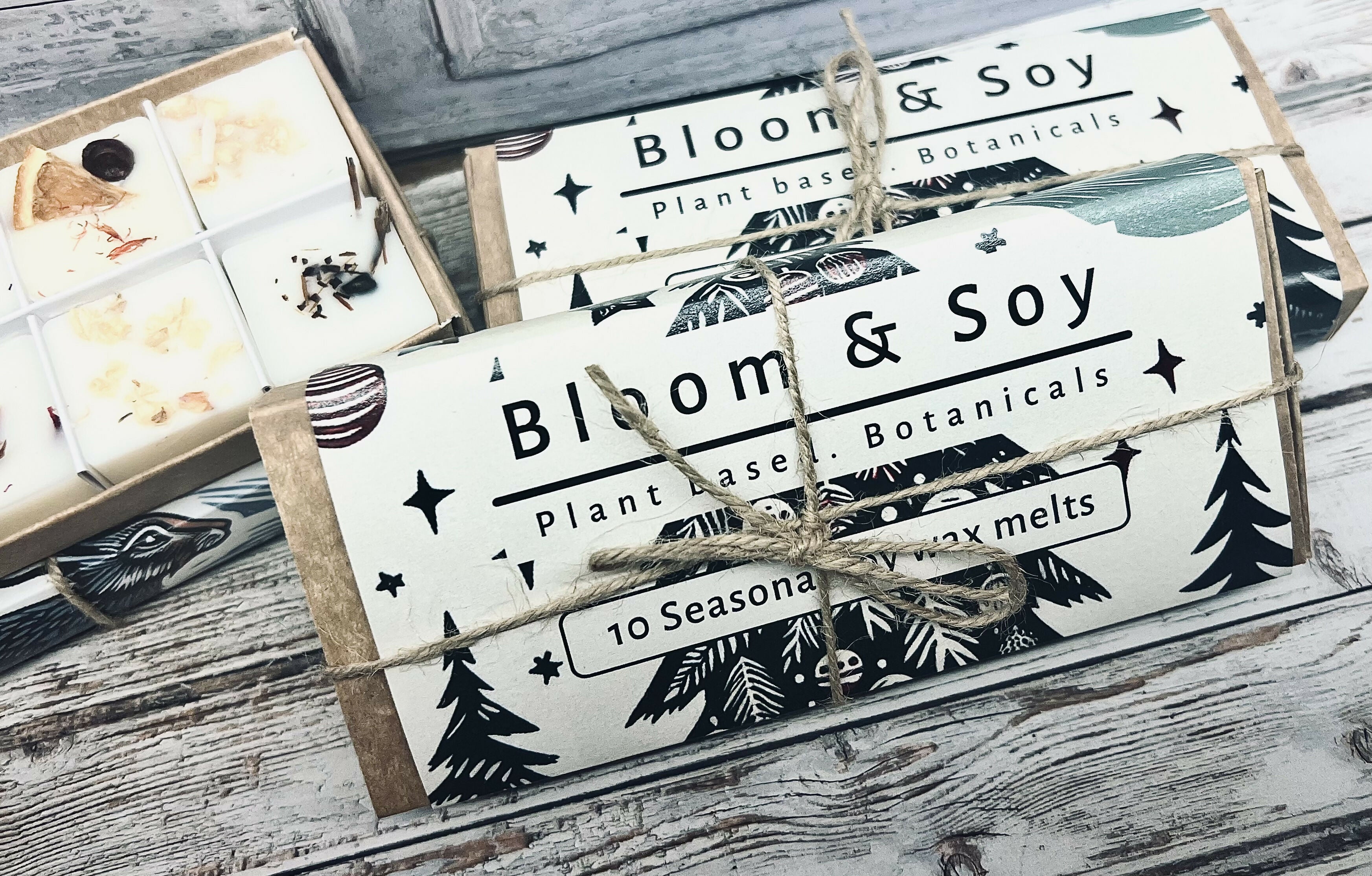 10 SEASONAL SOY WAX MELTS IN GIFT BOX