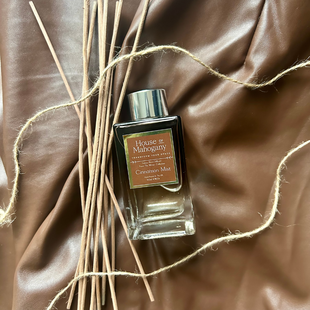 Cinnamon Mist Reed Diffuser & Black Fibre Sticks