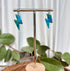 Ocean Dream Collection - Small Lightening Bolts Polymer Clay Earrings